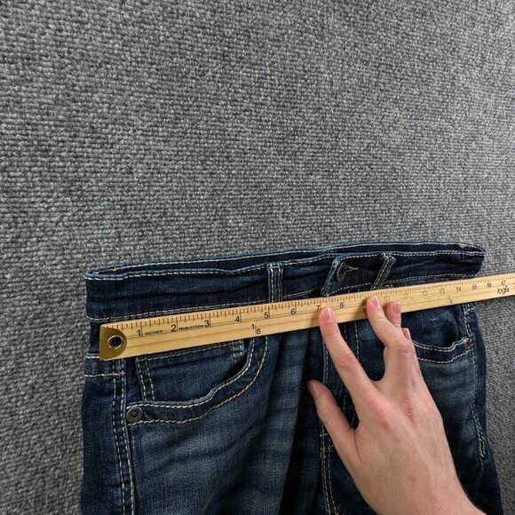 Buckle BKE Henry Straight Jeans Dark Wash Blue Premium Stretch Denim ACTL 30x31 - Picture 14 of 16